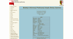 Desktop Screenshot of bip.czernica.pl